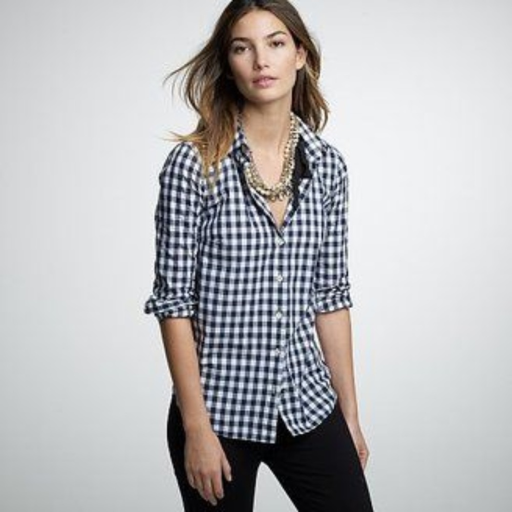 J.Crew Cotton Check Shirt
